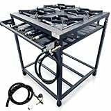 Fogão Industrial 4 Bocas Alta Pressão Profissional – Reforçado para Lanchonete e Restaurante