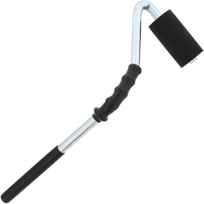 DCT HeavyDuty HighPressure Rubber JRoller Curved Handle and Solid