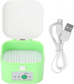 Fyearfly - Aparato de secado eléctrico para audífonos, deshumidificador, audífono USB, caja de secado, color verde