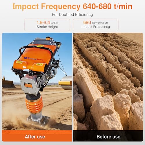 Powerhive 6.5 HP 196cc Compactor
