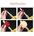 MUZOCT 4Pcs Stainless Steel Cherry Pitter Apple Corer Set Core Remover Tool for Apple, Pear, Cherry, Jujube, Pineapple,Red Dates