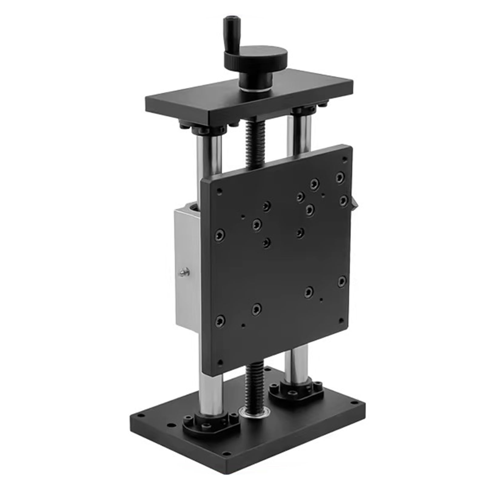 Plataforma de elevación eje Z con volante y 100 mm de carrera para control preciso
