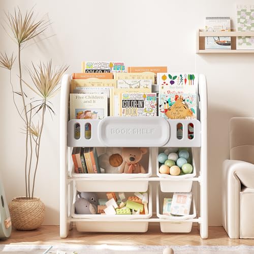 oddpod™ Montessori Kids Bookshelf & Storage Organizer for Nursery