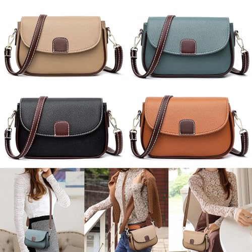 Sac à main multicolore avec finitions soignées en cuir synthétique - 2