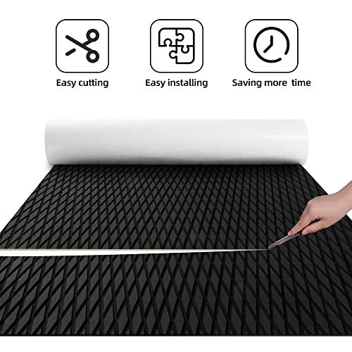 image for FOCEAN Boat Flooring - EVA Foam Boat Decking - Surfboard Traction Pads