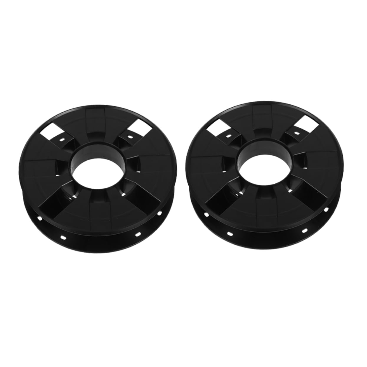 KALLORY 2pcs Printer Cord Storage Reel Capacity Electric Extension Cable Organizer Efficient Wire Management for Home Studio and School Use