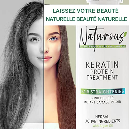 Keratin Straightening Treatment For Hair - Natural Ingredients For Straight Silky Smooth Hair - Safe, Easy, And Effective - Bond Building Keratin Complex Smoothing Treatment Kit - 6.76 Fl. Oz / 200 Ml #TOP5