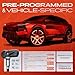 A-Premium 4PCS Pre-Programmed TPMS Sensor Tire Pressure Monitoring Sensor - Compatible with Chevrolet Chevy Colorado 2007-2012 & GMC Canyon 2007-2012 & Hummer H3, H3T & Isuzu i-290, i-370-315MHz