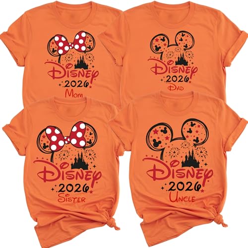 Image of Custom Family Trip Shirts 2026, Matching Vacation Tees, Fantasy Castle Theme Shirt, Group Travel Holiday Shirt