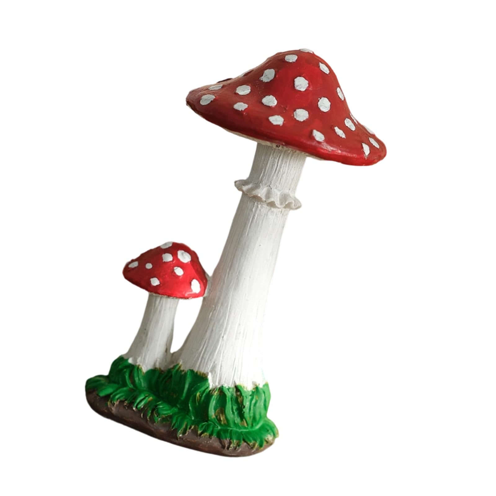 Artistic Artificial Mushroom Statue Resin Ornament for Lawns Decors Realistic Design Ideal for Porch and Backyard Realistic Mushroom Sculpture