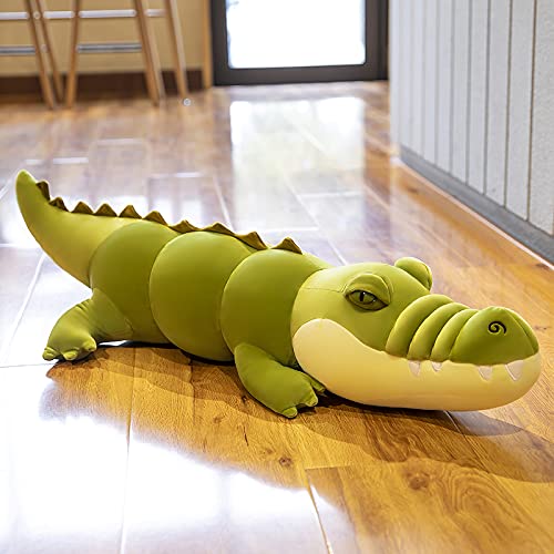 Peluche dinosaure crocodile géante comme oreiller de lit ultra doux pour dormir
