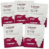 5x Lalvin EC-1118 Champagne Yeast 5g Sachet