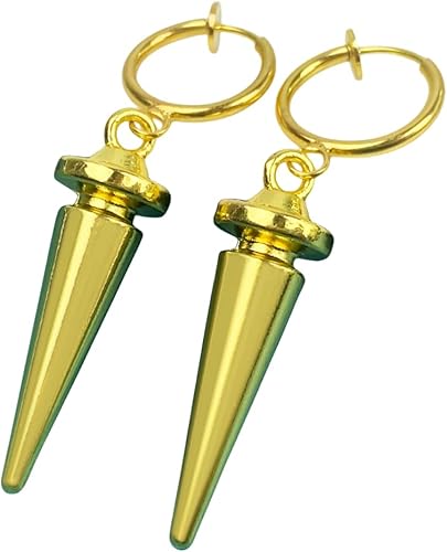 Miniatura 5 de damdos Accesorio de Halloween para anime, cosplay, tu arma forgere con aretes, Yor Forger Princess Gold Stilettoes Props Juego de rol (un par de