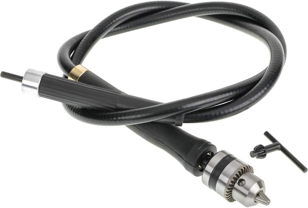 King Arthur’s Tools - Patented Guinevere Flexible Drill Shaft with 0-3/8" Chuck - Rotary Tool Extension - Works with Guinevere Inflatable Sanders - # 11310