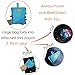 Reusable Shopping Bags for Groceries Foldable XLarge Nylon Tote Bags Solid Color Ripstop Washable Durable (Royal,Teal,Purple,Pink,Orange)