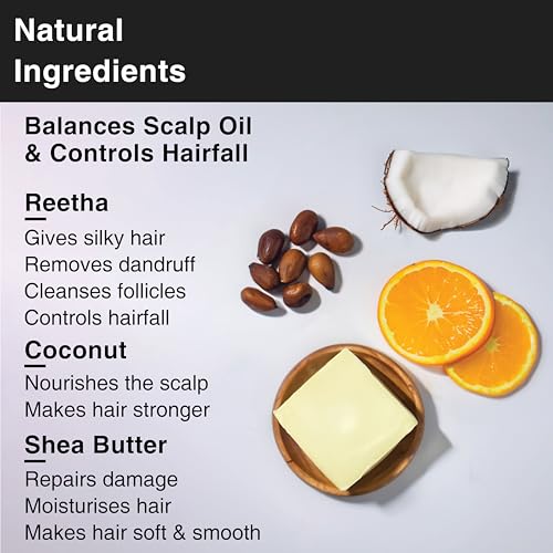 Image of Soulflower Reetha Coconut Milk Soap | Shampoo Bar | Hair Cleansing Bar | Handmade, 100% Pure, Natural & Cold processed Grade 1 BIS Standard Premium & Luxurious Soap, 150g