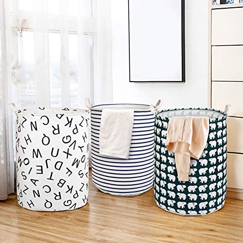 NEWSTYLE Secchio Cilindrico di Tela Cesti per