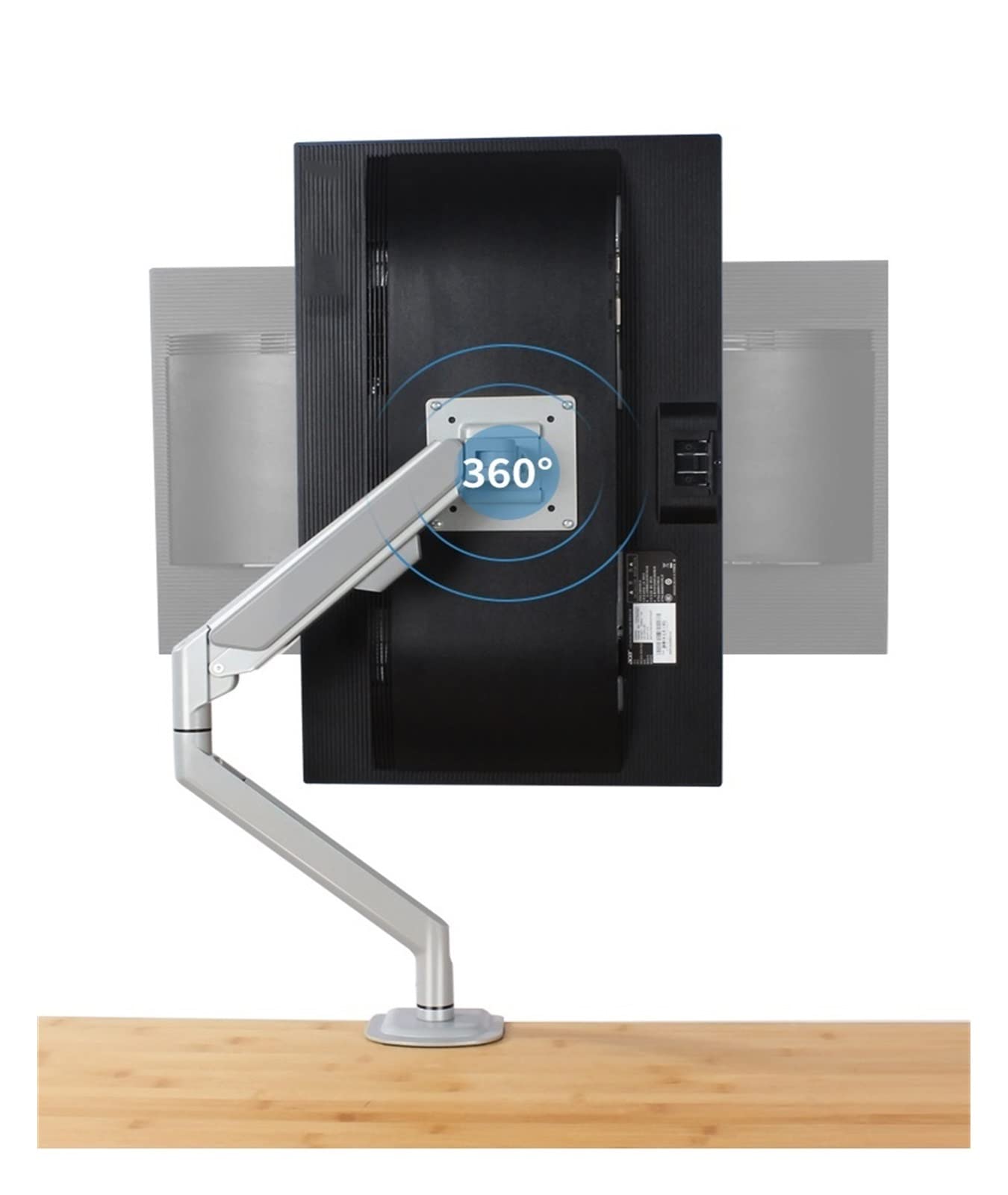 Aioneer Screen Stand, 10-32" Gas Spring Monitor Arm 360 Rotate Tilt Swivel Desktop Screen Monitor Mount Computer Stand Holder