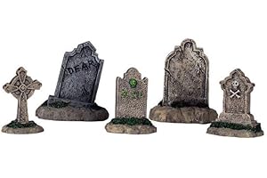 Lemax Spooky Town Collection: Spine-Tingling Tombstones of Terror