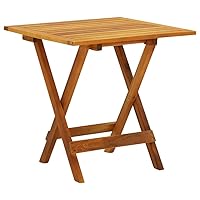 Algopix Similar Product 11 - vidaXL Square Acacia Wood Bistro Table