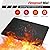 Aerbeis Under Grill Mats for Outdoor Grill 48×36 Inch Double-Sided Fireproof Fireplace Mats BBQ Mat for Under BBQ Waterproof Oil-Proof Grill Floor Pads Fire Pit Mat Fireplace Mat for Deck Patio