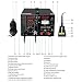 Estacion de soldadura digital SMD Kit del Soldador Eléctrico con pistola de...