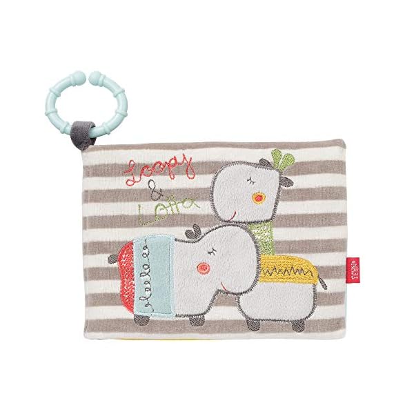 Fehn Fotoalbum Loopy & Lotta – Erinnerungsbuch Fotobuch zum Selbstgestalten und Fühlen aus Stoff – Babyalbum Spielzeug zur Geburt für Babys und Kinder ab 0+ Monaten zum Gesichter + Namen merken