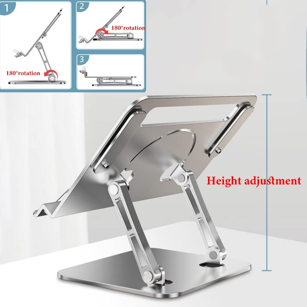 Soporte para libros de cocina con manos libres para leer, altura y ángulo ajustables, soporte para computadora portátil y tableta para escritorio, soporte para libros de cocina con recetas para cocin