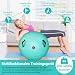 Skeufy Air Matte Track, Aufblasbare Gymnastik Yoga Air Matte Roll mit Elektrischer Luftpumpe, Airroll Air Rolle Turnen Gymnastikmatte, Turnmatte, Sportmatte für Zuhause Outdoor