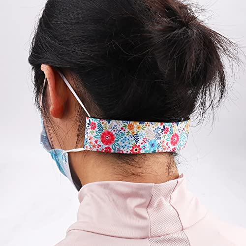 neoprene face mask ear savers comfortable mask extender for relief ear pain cute mask extender strap adjustable reusable lightweight mask holder with magic hook tape for teens amp adult