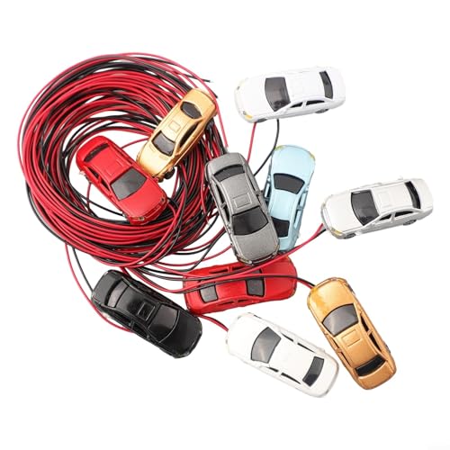 ARMYJY Ensemble de voiture à visibilité améliorée avec LED fonctionnelles conçues pour les chemins de fer à l'échelle 1 200