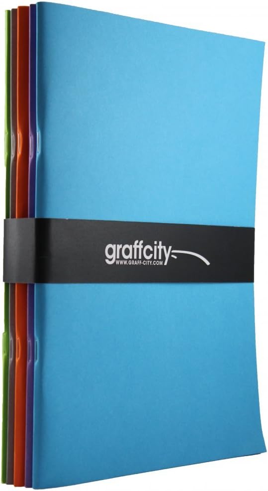 Graff-CitySketch Book Bundle - 5 x A4 Sketchpads