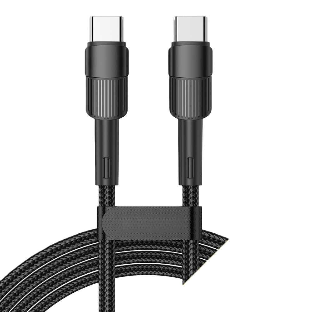 60W USB Type C to USB C Cable PD Fast Wire Cord(2m,60W Black)