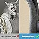 Selbstklebend Kratzmatte Katze,40×200cm DIY Climbing Cat Scratcher,Katzenkratzmatte für Schützt Teppiche,Trimmbare Selbstkleber Kratzwand Katzenkratzbretter,Protect Your Furniture from Claws