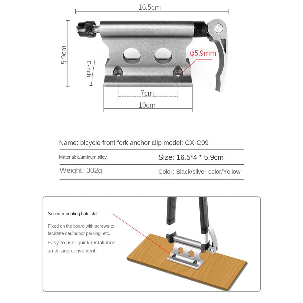 Portabici Auto Universale Per Forcelle A Sgancio Rapido (5x100