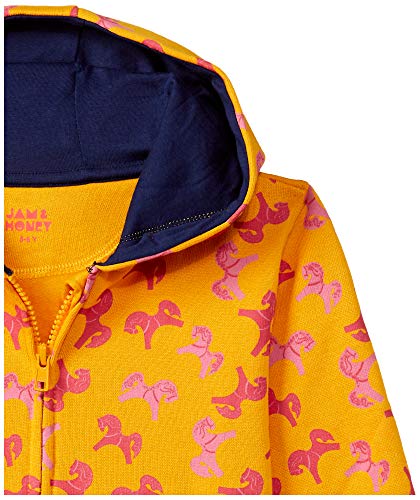 Image of Amazon Brand - Jam & Honey Girl's Cotton Winter Regular Fit Hooded Sweatshirt