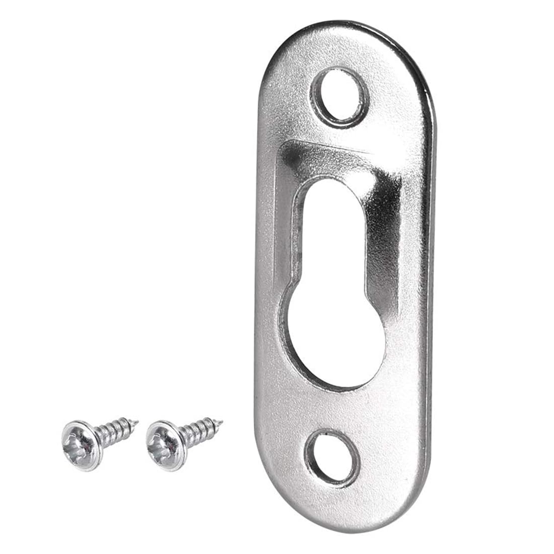 TA-VIGOR 20 Pcs Keyhole Hanging Plates with Screws, 42mm x 16mm Zinc Plated Picture Frame Hooks, Heavy Duty Picture Hangers and Hooks for Hanging Photo Frames, Wall Decor and Mirrors — image 1