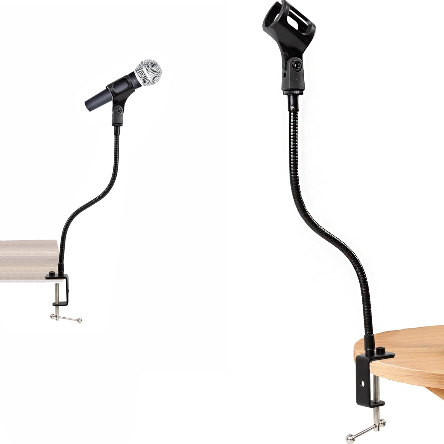 Microphone Holder for Universal Mic Stand, Sturdy Flexible