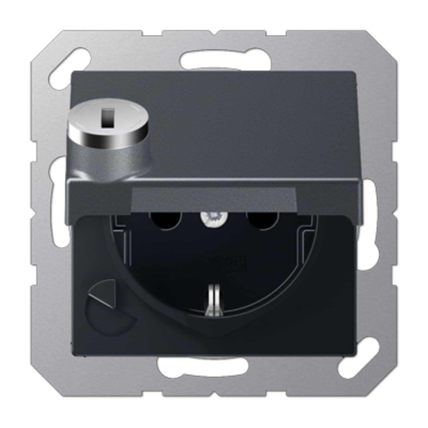 Prise Schuko 16 A 250 V Jung A 1520 BFKLSL ANM encassable anthracite