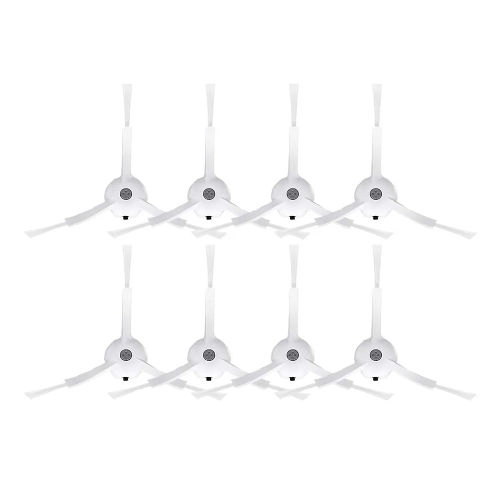 ASUIU Robot Vacuum Side Brush,Compatible For Xiaomi,Compatible For Roborock,S50 S51 S55 S7 S70 S75 S7MAX S7MAV T7S T7plus T7Splus S7 Side Brush(White 8pcs)