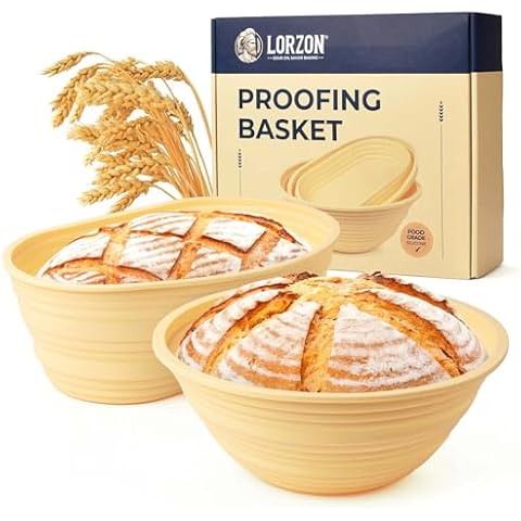 Lorzon Silicone Proofing Baskets Set Cover