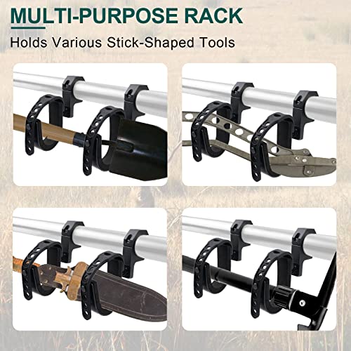 Utv Gun Holders 2 Sets - Starknightmt Roll Bar Tool Gun Racks Fits 1 1.5 1.75 2 Inches Roll Bar, Compatible With Polaris Rzr Ranger Can-Am Kawasaki Snowmobile Golf Cart #TOP5