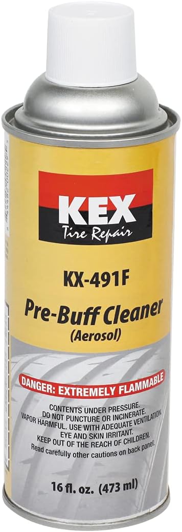KEX Limpeza Pré-Buff para Reparação de Pneus (Aerosol) KX-491F
