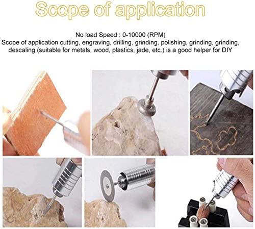 Lapidary Saw for Cutting Rocks, 6" Lapidary Equipment Stone Cutter Machine, 110V Wet Table Saws, 10000RPM with Water Drip System, Right Benchtop by ANGELLOONG - Image 2