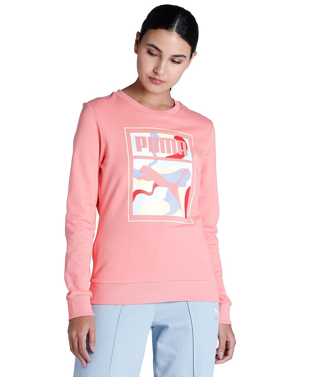Women Cotton Crew Neck Sweatshirt-image-31