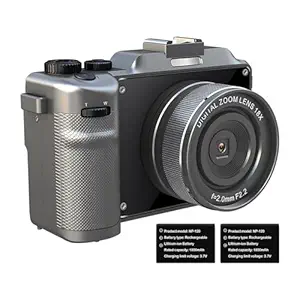 Vlogging Camera for YouTube,4K Digital Camera,48MP Cameras for Photography with Dual Camera,Autofocus 18X Digital Zoom,Point and Shoot Digital Cameras with 64GB TF Card for Teens Beginners