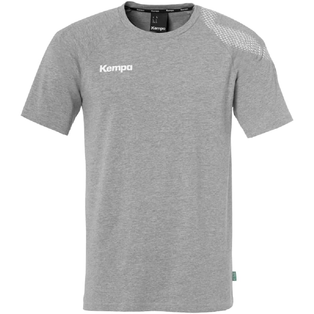 Kempa Men's Boys' Handball Sports T-Shirt Functional Jersey Dark Grey Melange