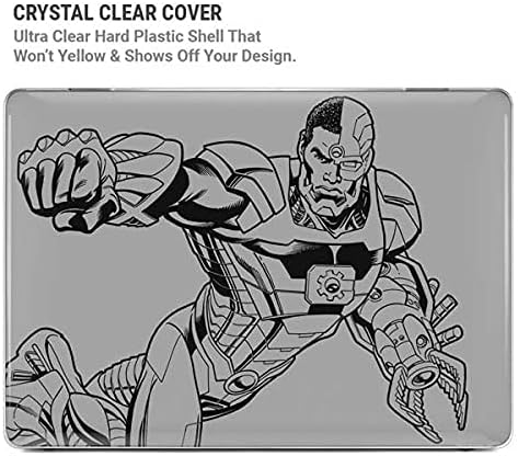 Skinit Case + Skin Compatible with MacBook Air 13in (2020) - Officially Licensed Warner Bros Cyborg Comic Pop Design