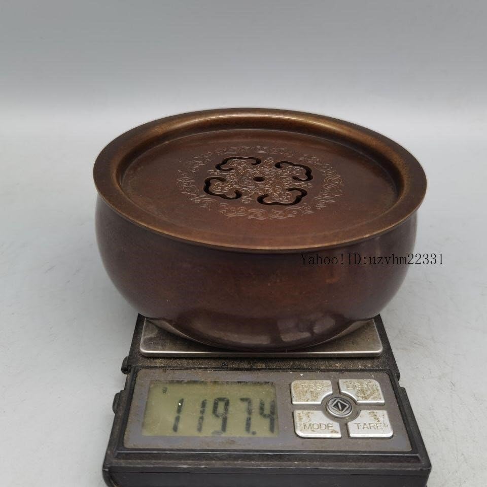 銅 細工 厚重 茶洗 茶道具 工芸品 美術品 置物 Amazon.co.jp: 銅 細工