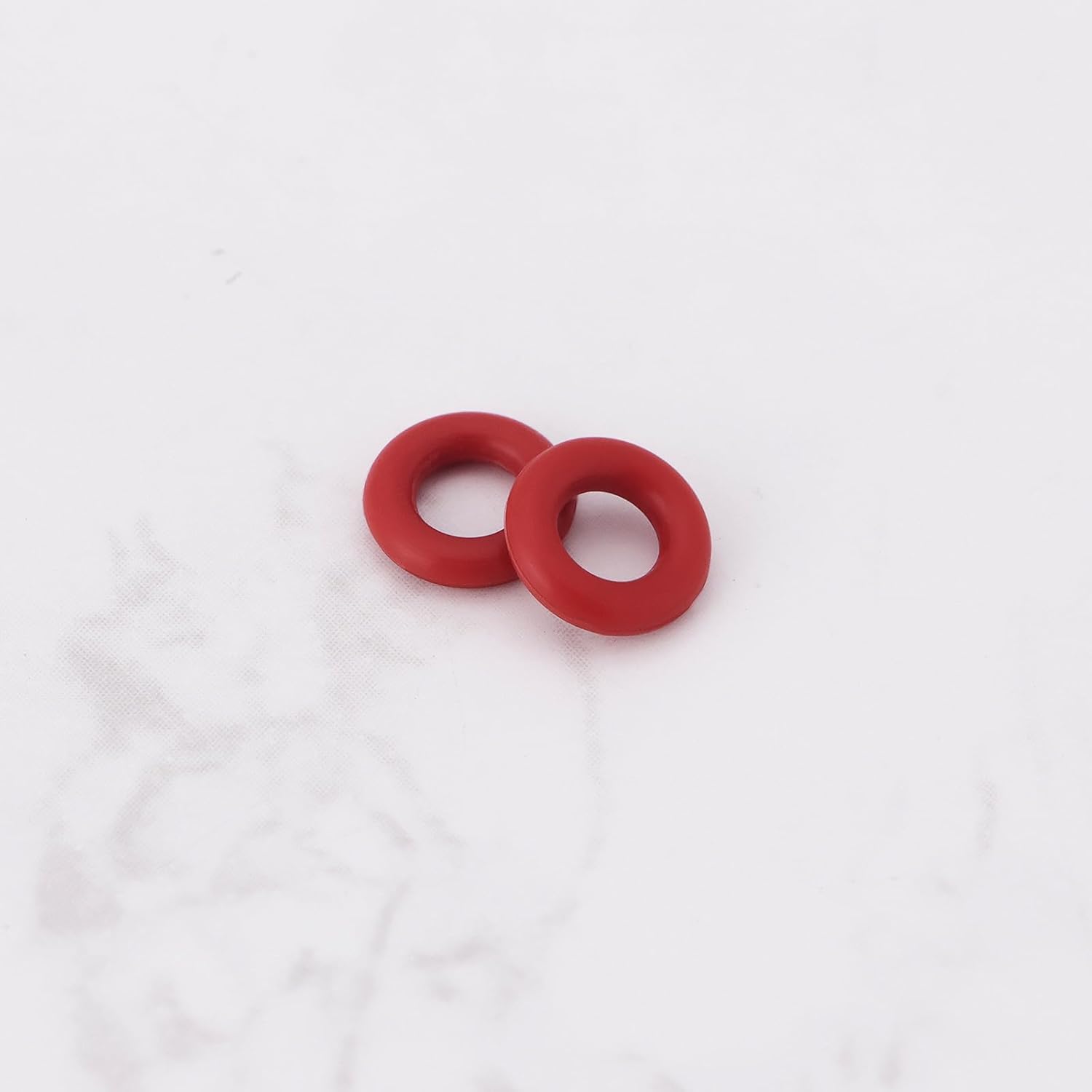 100pcs Silicone O-Ring VMQ Replacement Part Seal Rings Gasket 7.24mm OD 3.68mm ID 1.78mm Width Suitable for Hydraulics and Pneumatics Sealing Red